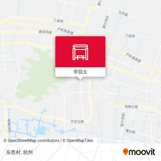 东恩村地图