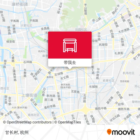 甘长村地图