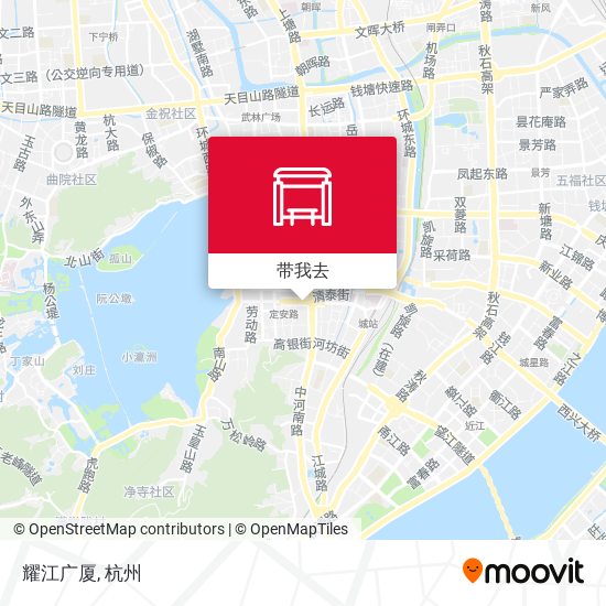 耀江广厦地图