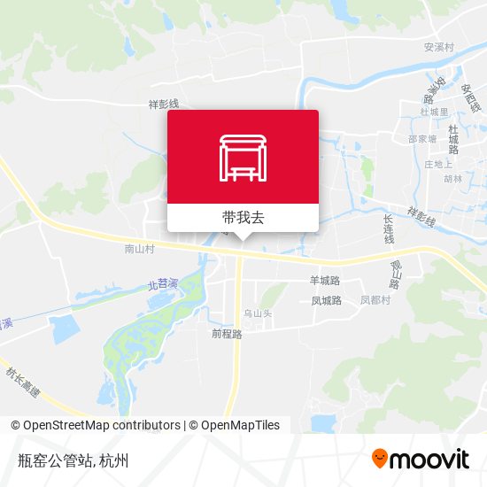 瓶窑公管站地图