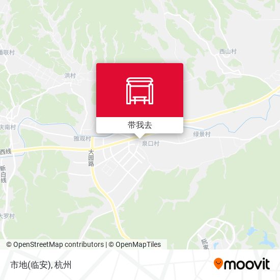 市地(临安)地图