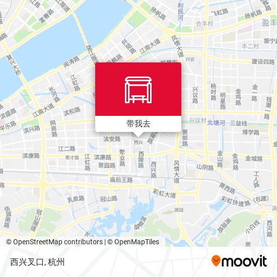 西兴叉口地图