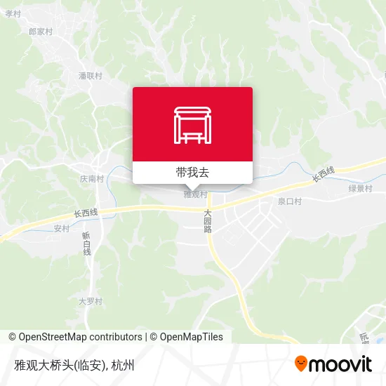 雅观大桥头(临安)地图