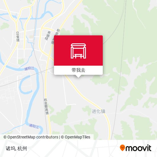 诸坞地图