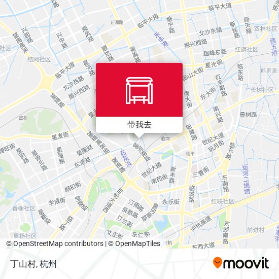 丁山村地图