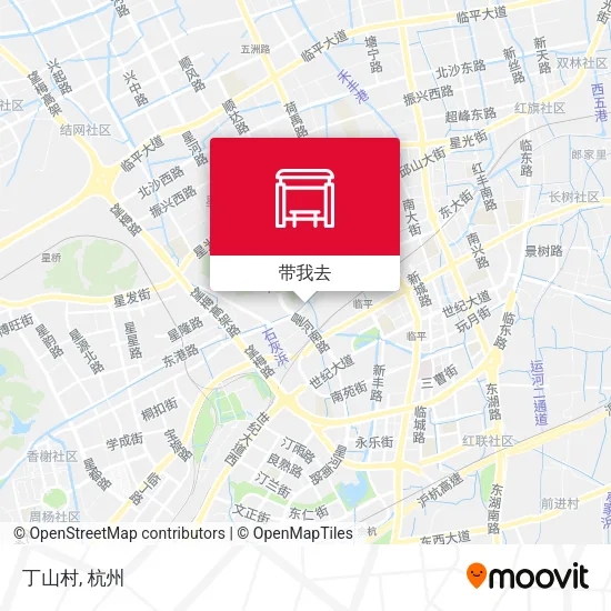 丁山村地图