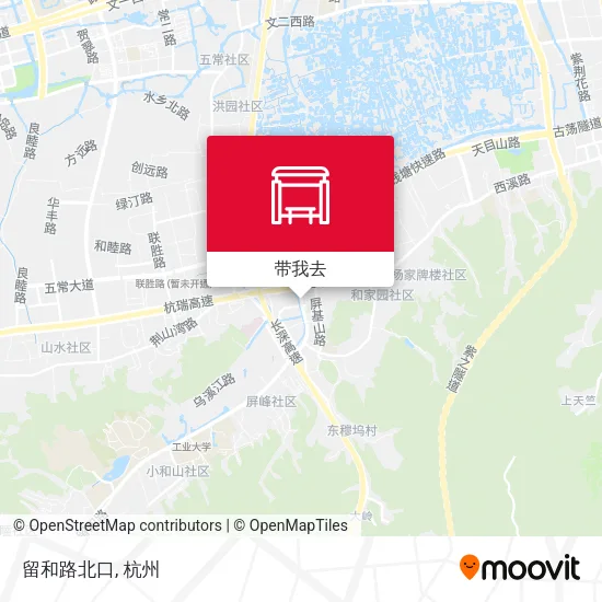 留和路北口地图