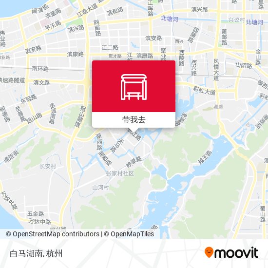 白马湖南地图