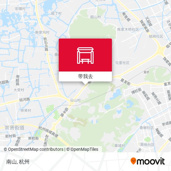 南山地图