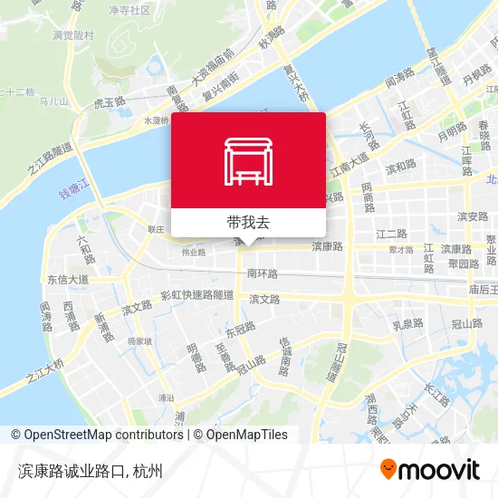 滨康路诚业路口地图