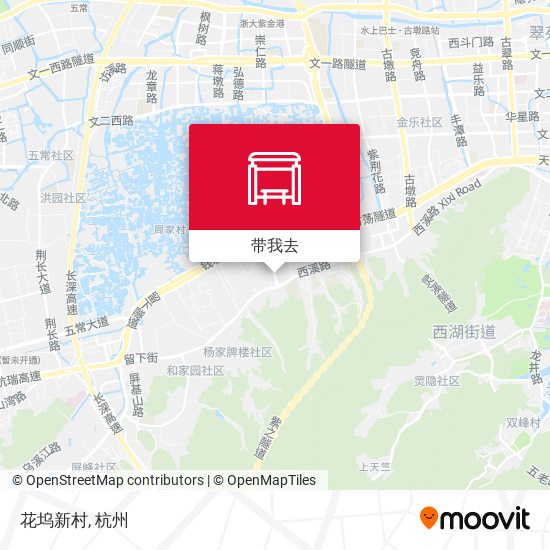 花坞新村地图