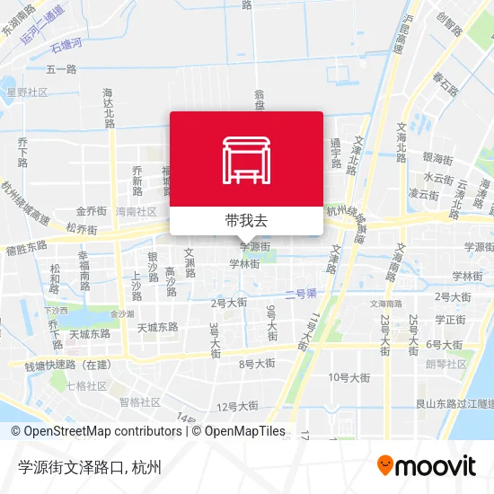 学源街文泽路口地图