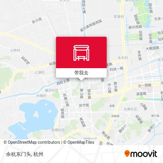 余杭东门头地图