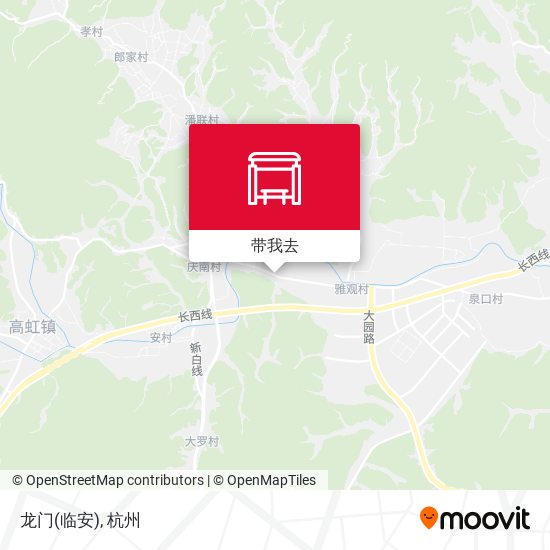 龙门(临安)地图