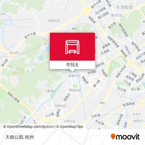 天都公园地图