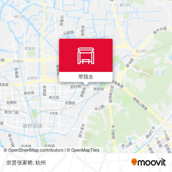 崇贤张家桥地图