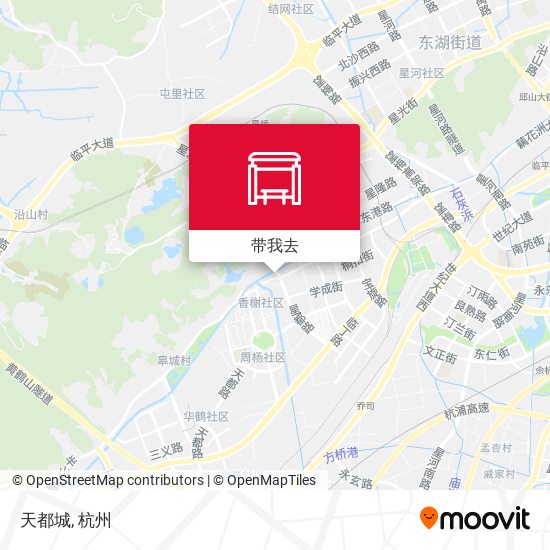 天都城地图