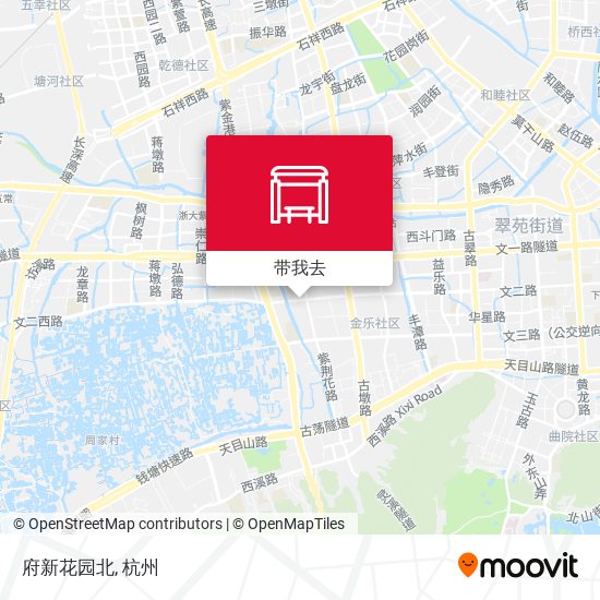 府新花园北地图