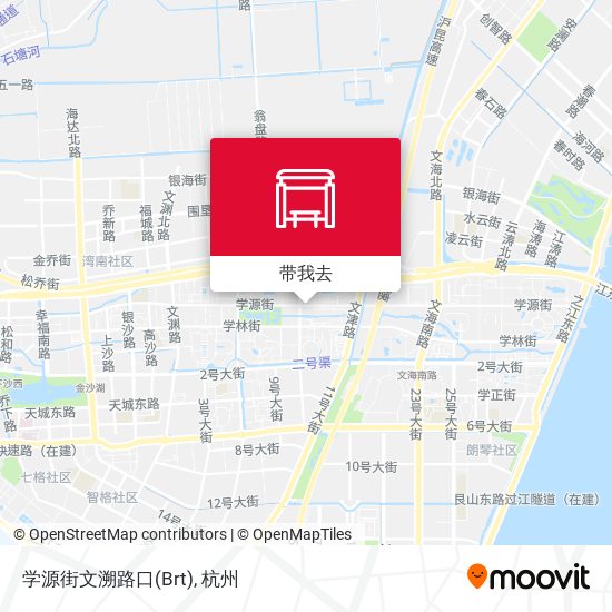 学源街文溯路口(Brt)地图