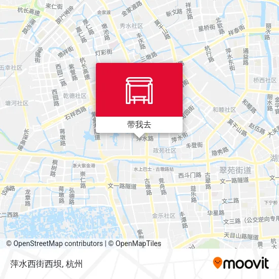 萍水西街西坝地图