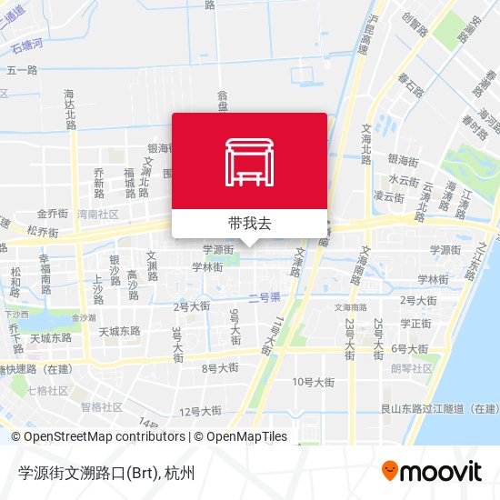 学源街文溯路口(Brt)地图