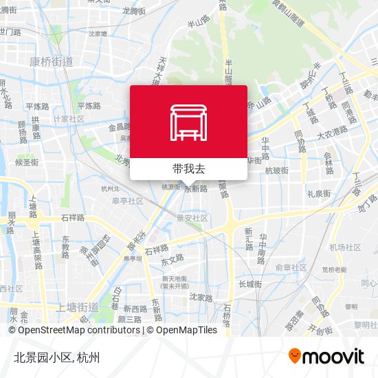 北景园小区地图