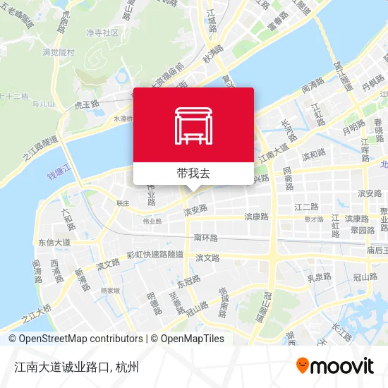 江南大道诚业路口地图