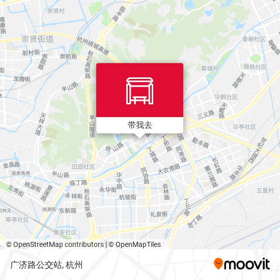 广济路公交站地图