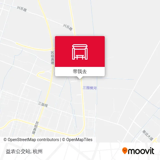 益农公交站地图