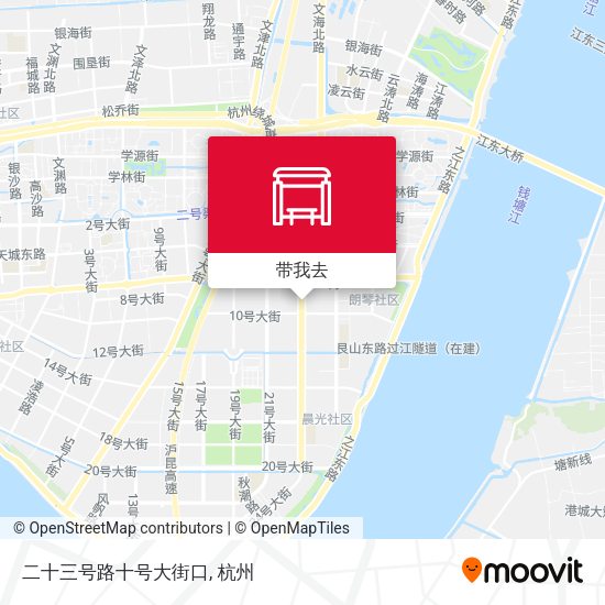 二十三号路十号大街口地图