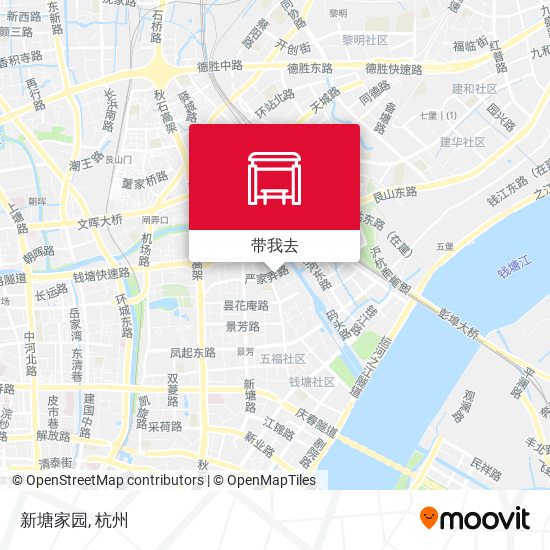 新塘家园地图