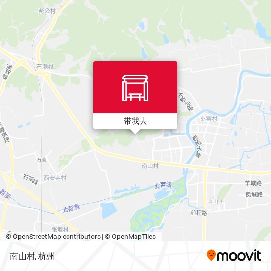 南山村地图