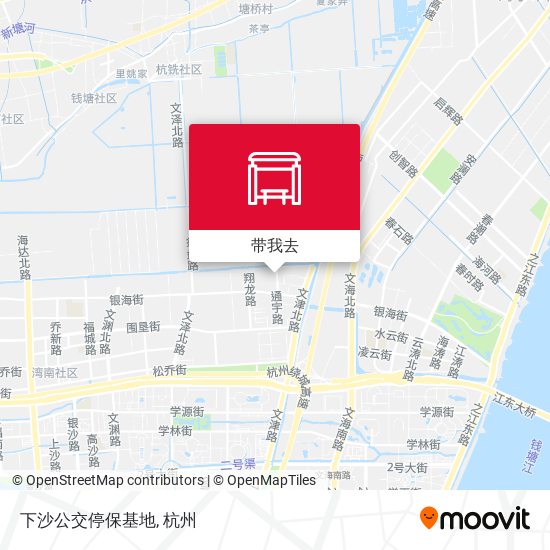 下沙公交停保基地地图