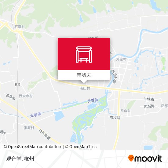 观音堂地图