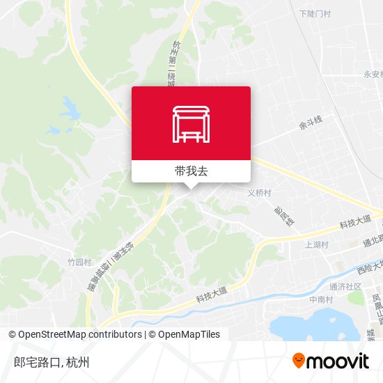 郎宅路口地图