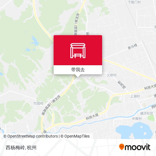 西杨梅岭地图