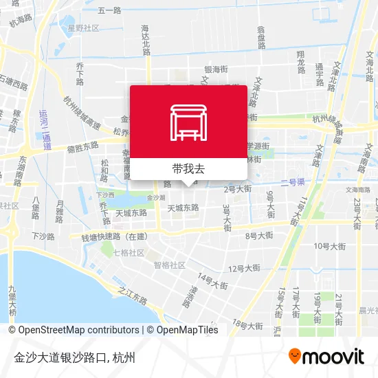 金沙大道银沙路口地图