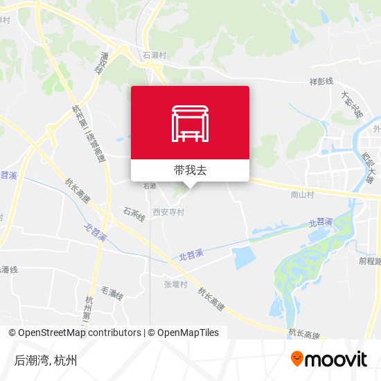 后潮湾地图