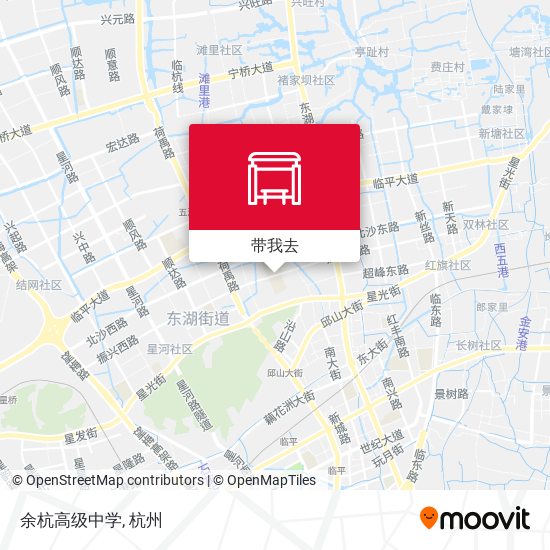 余杭高级中学地图