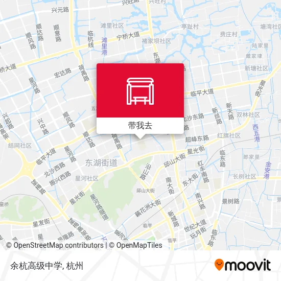 余杭高级中学地图