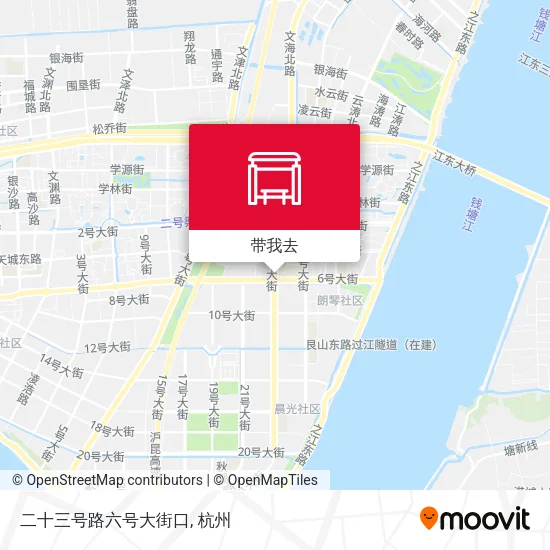 二十三号路六号大街口地图