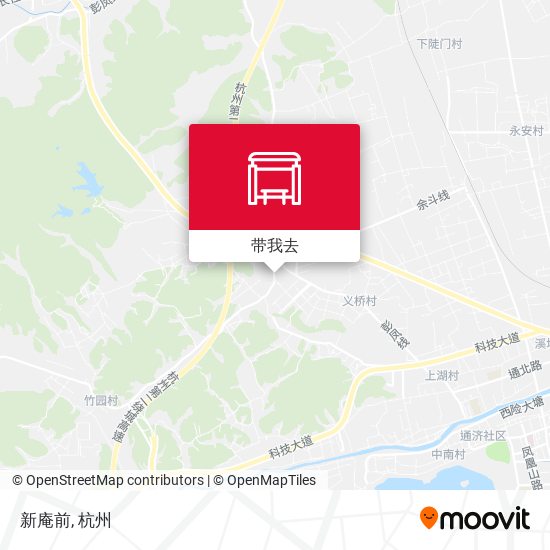新庵前地图