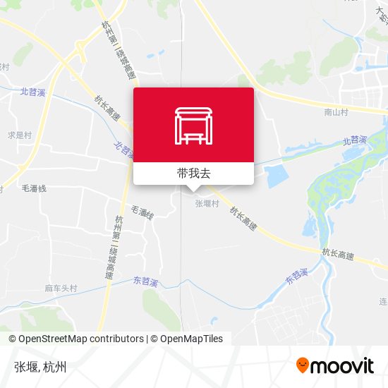 张堰地图
