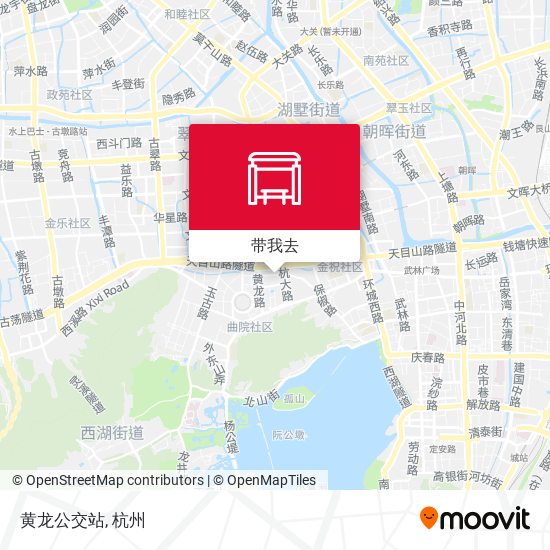 黄龙公交站地图