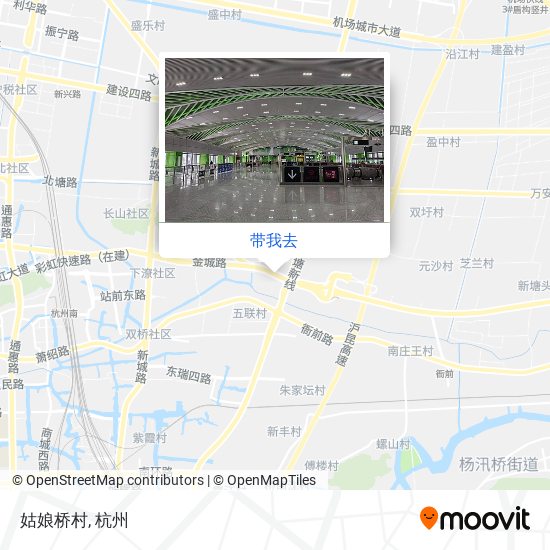 姑娘桥村地图