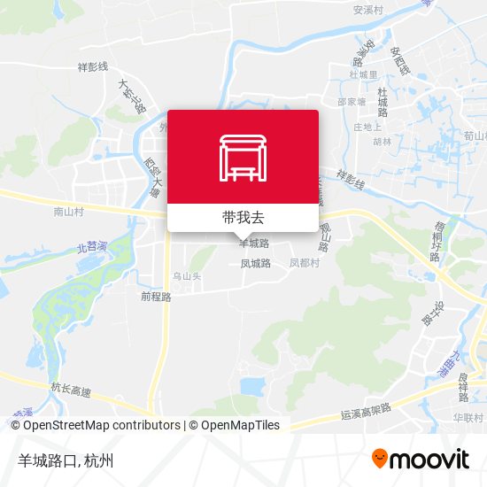 羊城路口地图