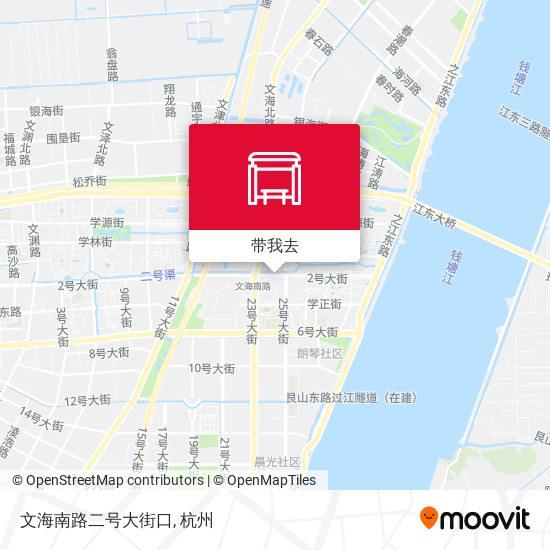 文海南路二号大街口地图