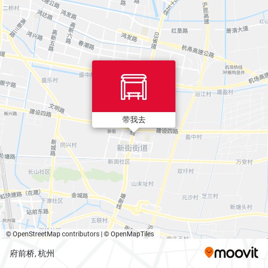 府前桥地图