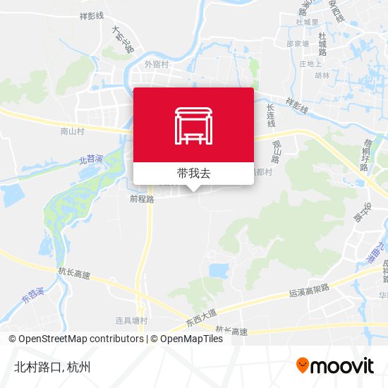 北村路口地图