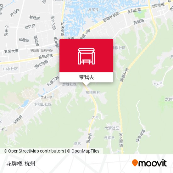 花牌楼地图